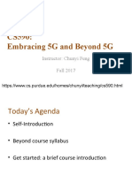 CS590: Embracing 5G and Beyond 5G: Instructor: Chunyi Peng Fall 2017