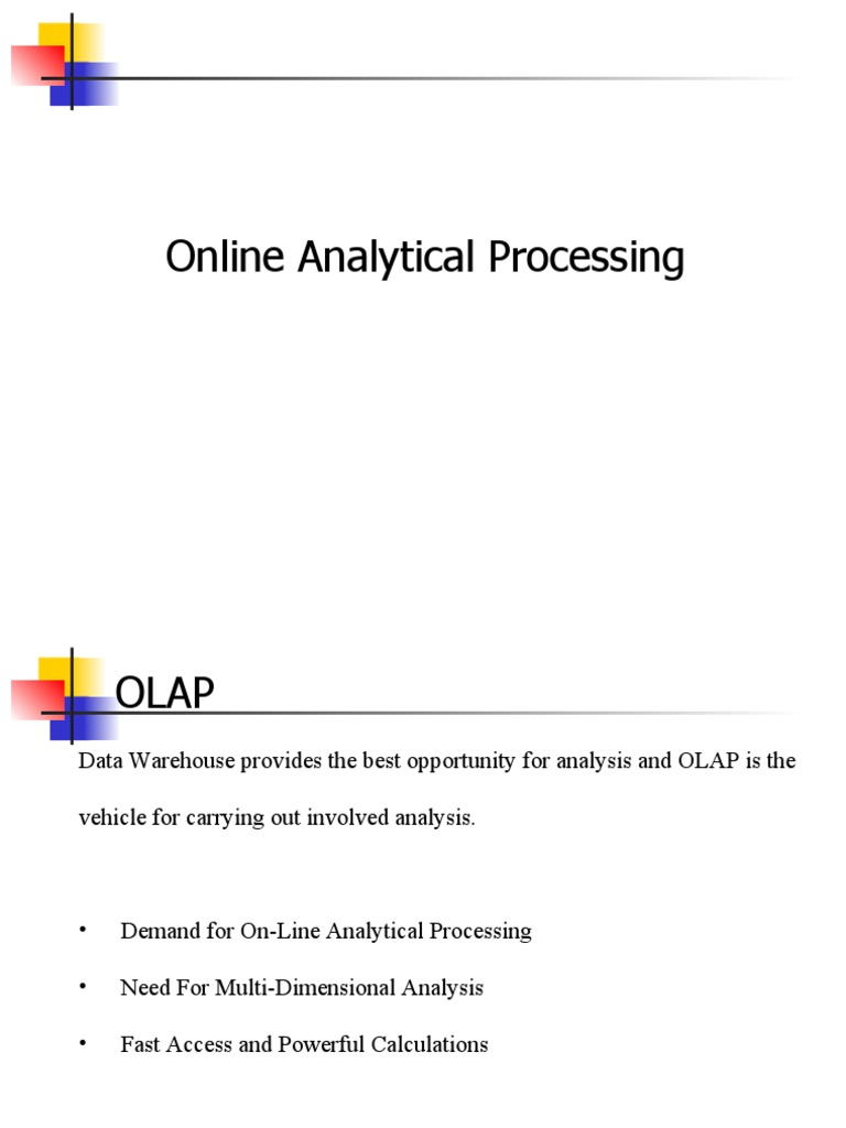 Understanding Online Analytical Processing (OLAP) | PDF | Data ...