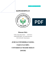 CRITICAL BOOK REVIEW Kepemimpinan