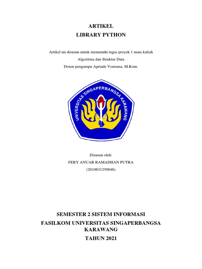 Library Python untuk Data Science dan ML | PDF | Teknologi & Rekayasa
