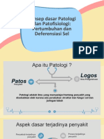 Konsep Dasar Patologi Dan Patofisiologi-Pertumbuhan Dan Deferensiasi