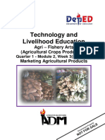 Technology and Livelihood Education: Agri - Fishery Arts (Agricultural Crops Production) Marketing Agricultural Products