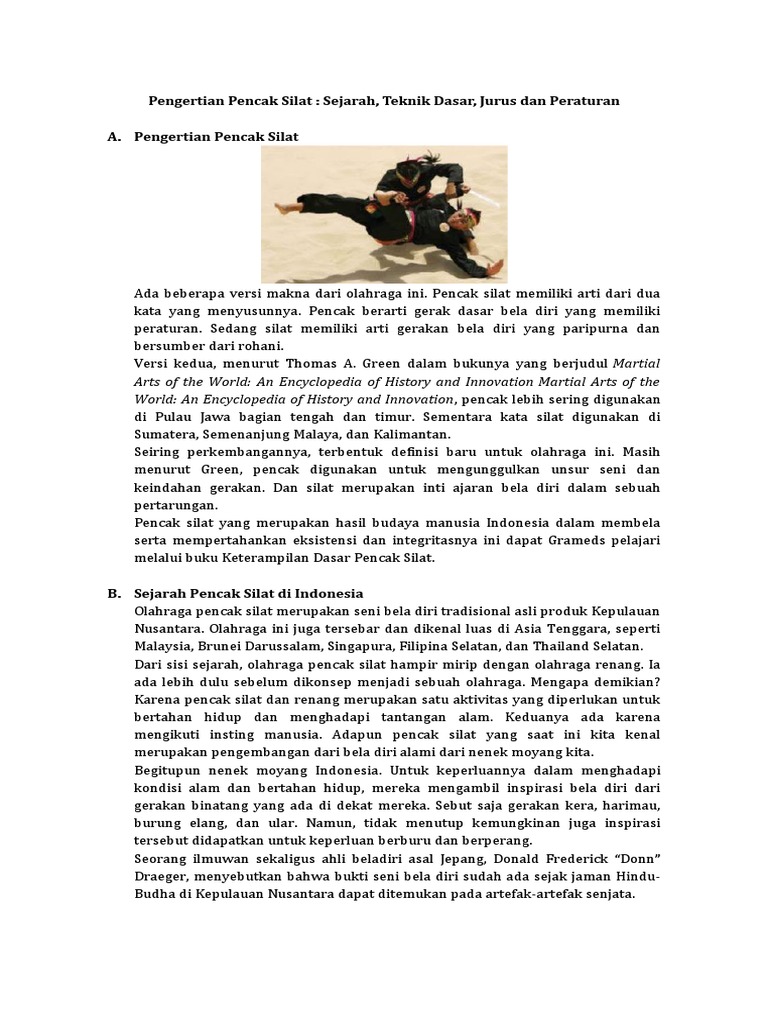 Makalah Pencak Silat | PDF