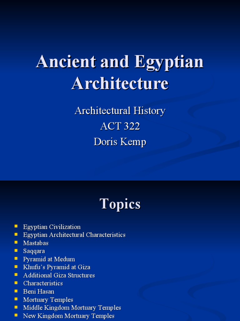 Ancient and Egyptian Architecture | PDF | Egyptian Pyramids | Thebes