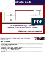 Instructor Guide: 401: Programmable Logic Controllers Module 2: Advanced Programming Systems