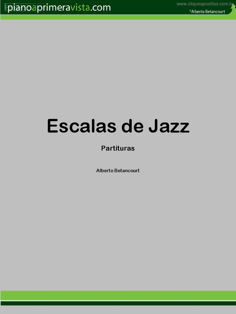 Escalas de Jazz para Piano PDF