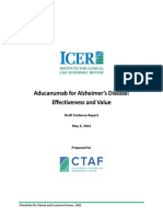 ICER ALZ Draft Evidence Report 050521