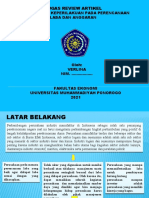 Tugas Review Artikel: Materi: Aspek Keperilakuan Pada Perencanaan Laba Dan Anggaran