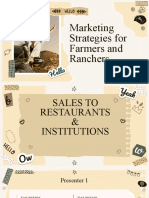 Marketing Strategies For Farmers and Ranchers