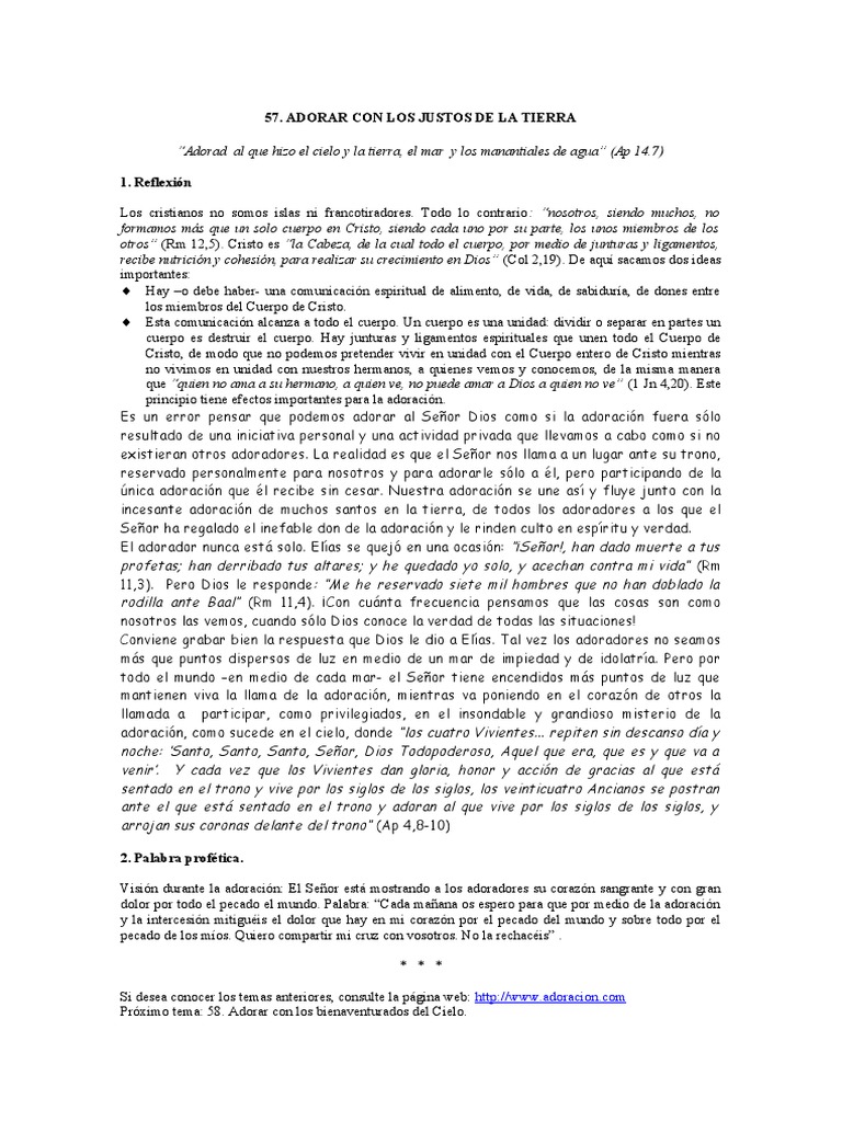 Tema 57 | PDF | Cristo (título) | Creencia religiosa y doctrina