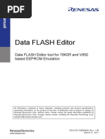 Data FLASH Editor: Data FLASH Editor Tool For 78K0R and V850 Based EEPROM Emulation