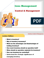 Inventory Control & Management