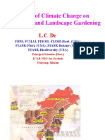 Impact of Climate Change On Floriculture and Landscape Gardening