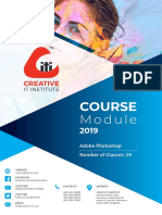 Course: Adobe Photoshop Number of Classes: 19