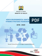 Kenya Environmental Sanitation and Hygiene Strategic Framework