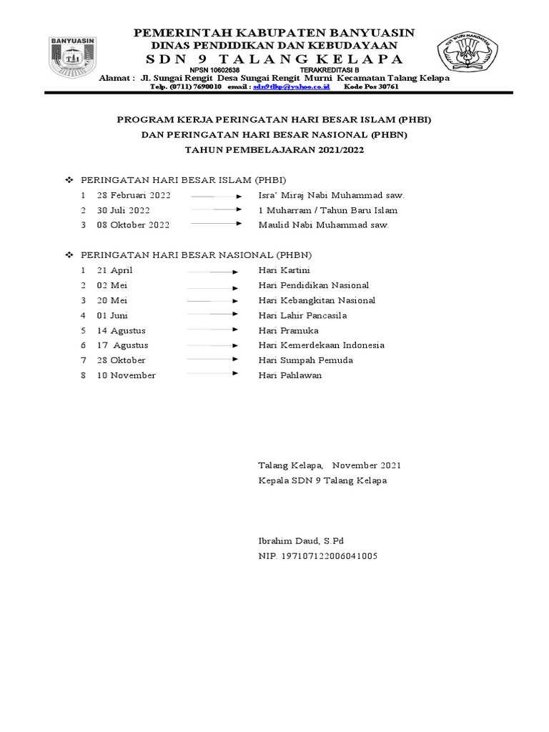 Proker Phbi & PHBN | PDF