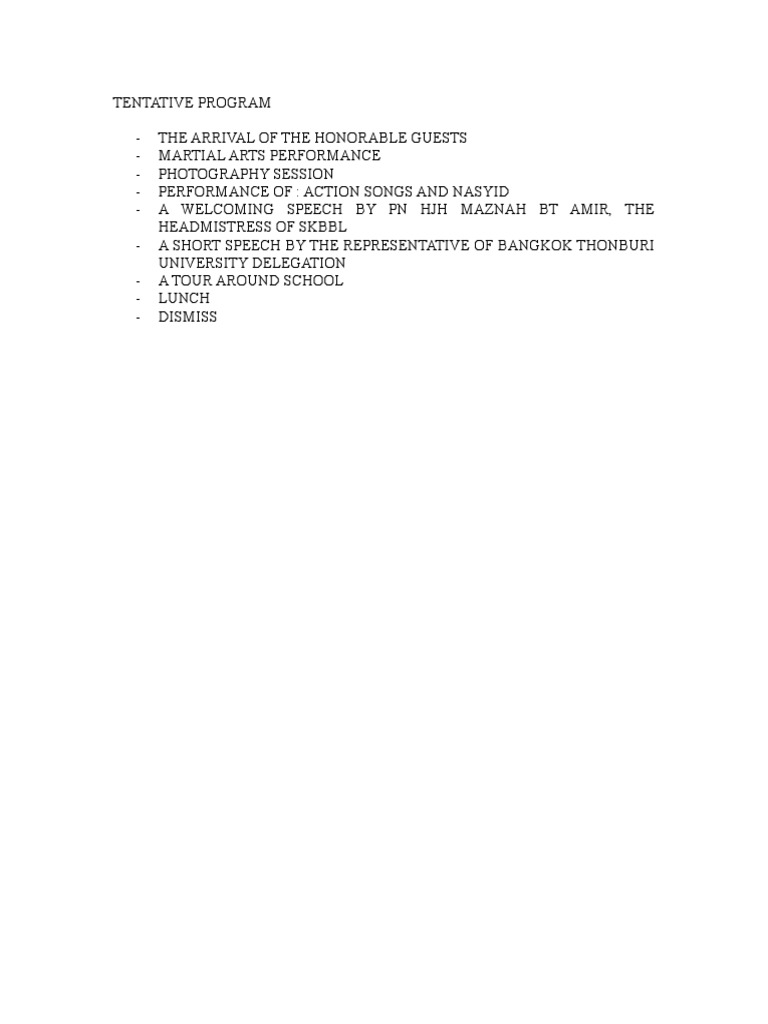 Welcome Ceremony Emcee Script Pdf