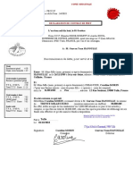 DECLARATION DE CONTRAT DE PRET ET RECONNAISSANCE DE DETTE- TULLE FRA