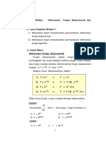 DIFERENSIASI FUNGSI EKSPO DAN LOG