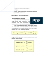 Minggu 10 Diferensiasi Hiperbolik