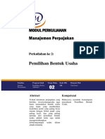 Modul Manajemen Perpajakan - M-02 2021