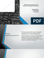 Role of Pharmacoeconomics in Formulary Management Decisions