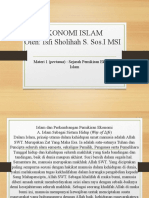 Ekonomi Islam Oleh: Isfi Sholihah S. Sos.I MSI