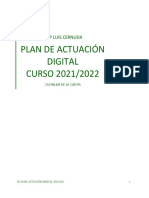 Plan Actuación Digital 21-22