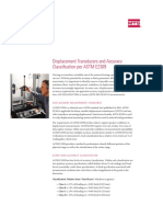 Displacement Transducers and Accuracy Classification Per ASTM E2309