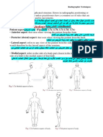 Anatomical terminologyح١ح٠ششرٌا خاحٍطصٌّا: َ. َ. اـ١ٔد ٍٟػ ٝفطصِ Radiographic Techniques