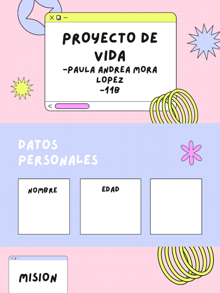 Proyecto de Vida - Paula Andrea Mora Lopez - 11B | PDF