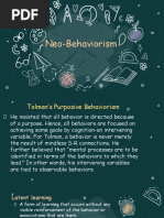 Lesson 4 - Neo-Behaviorism