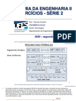 Solução Da Série 2 de Exercícios - 2020-II