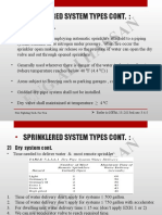 AS SA N: Sprinklered System Types Cont.