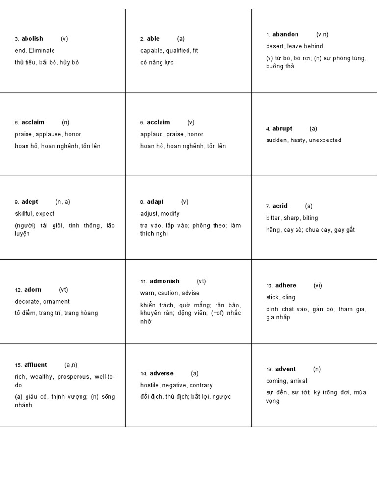 TOEFL Success Back - 3x6 | PDF