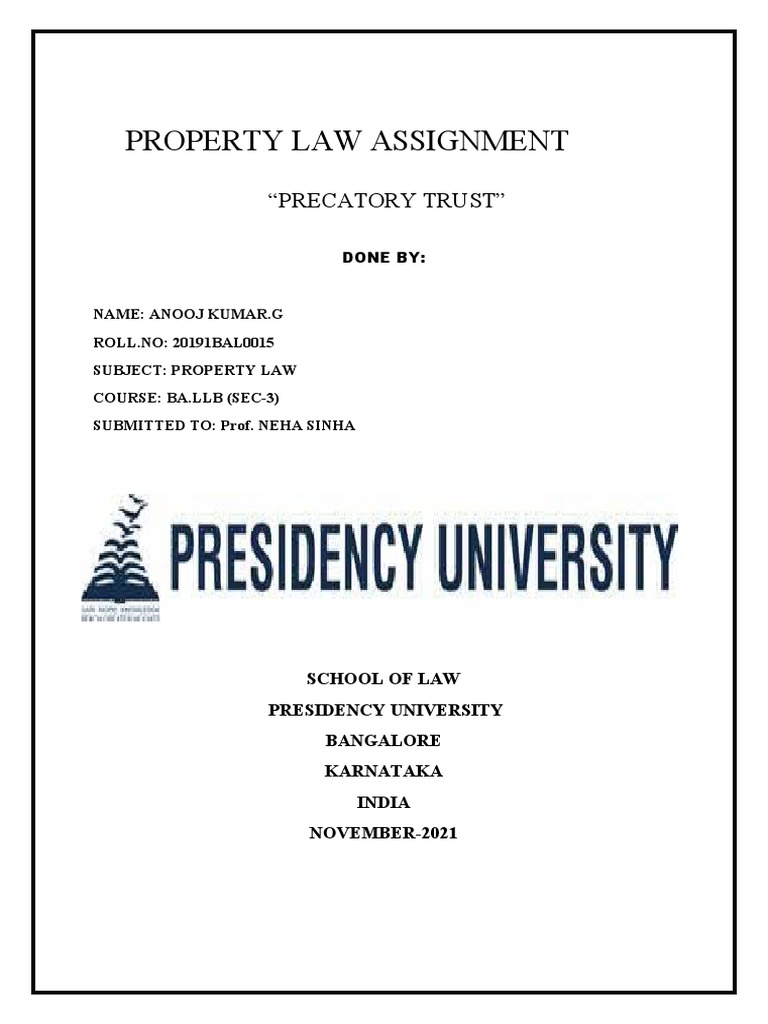 Understanding Precatory Trusts | PDF | Trust Law | Will And Testament