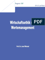 Wirtschaftsethik Und Wertemanagement