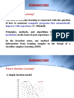 What Is Machine Learning?: Computer Programs That Automatically Improve With Experience Learning and Prediction