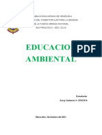 Educación ambiental y normativa legal venezolana