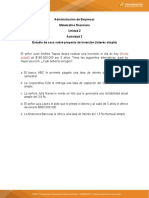 Estudio de Caso Sobre Proyecto de Inversión ANÁLISIS de SISTEMAS de INFORMACI1111ÓN Activida 1simple)