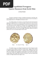 Download Unpublished Portuguese Quarter Bazarucos From Kochi Mint by Jee Francis Therattil SN54327123 doc pdf