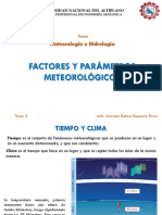 Tema 3 Factores y Parámetros Meteorológicos