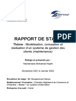 Rapport de Stage