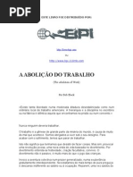 A Abolição do Trabalho - Bob Black 