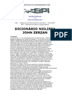 Dicionário Niilista - John Zerzan
