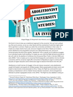 Abolitionist University Studies An Invitation Release 1 Version