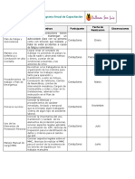 Programa Anual de Capacitacion