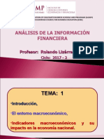 CLASE 1 Entorno Macroeconomic y Su Impacto en La Economia Nacional