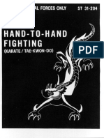 Hand to Hand Fighting Karate Tae Kwon Do ST 31 204