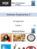 Software Engineering - 2: Higher Technological Institute